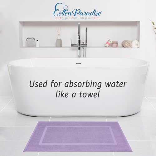 Cotton Paradise 100% Cotton Bathroom Towel Set, 2 Piece 20x34 Floor Towels - Image 2
