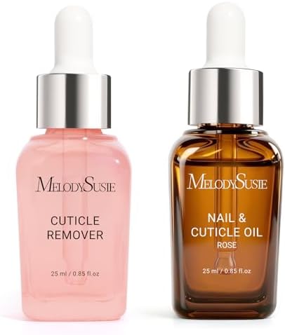 MelodySusie 25ML Cuticle Care Kit - Cuticle Oil and Cuticle Remover 2PCS by MelodySusie