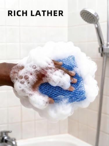 Cleangor 3Pcs African Net Sponge Authentic with Knots - Exfoliating Body - Image 5