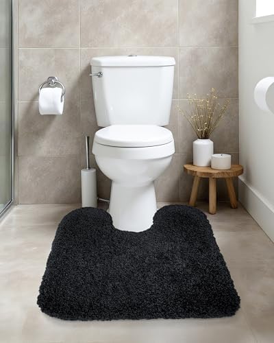 ILANGO Toilet Rugs U Shaped 22" × 24",Soft Absorbent Microfiber Bath Rugs - Image 2