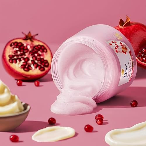 Dove Pomegranate & Shea Butter Body Scrub Exfoliates and Deeply 15 oz - Image 6