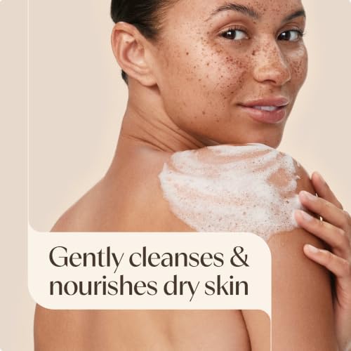 Aveeno Daily Moisturizing Body Wash for Normal to Dry Skin, Sensitive Skin Formula with Prebiotic Oat, Gently Cleanses & Nourishes Dry Skin, Lightly Scented Body Wash for Women and Men, 18 Fl Oz - Image 3
