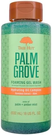 Tree Hut Palm Grove Foaming Body Wash, 18 Fl Oz (Pack of 12) by TreeHut