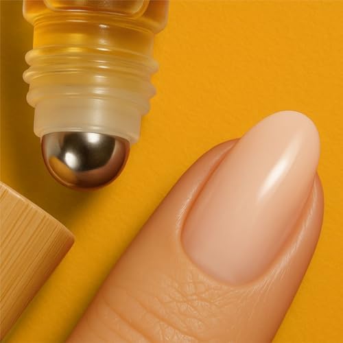 Cuticle Oil Made in USA - Hydrating Roll-On with Jojoba & Vitamin E - 5mL Travel Sized (Sandalwood Fragrance) - Image 6