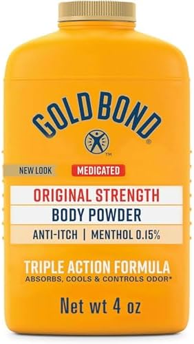 Gold Bond Medicated Body Powder, Original Strength, 4 oz by GoldBond