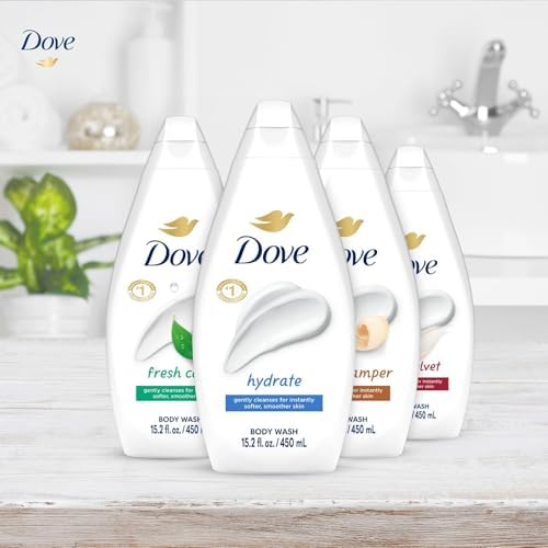 Dove Moisturizing Body Wash, Variety 6-Pack, 15.2 Oz Ea - Image 5