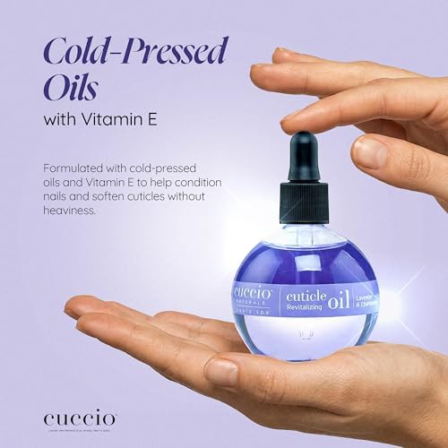 Cuccio Naturale Lavender & Chamomile Revitalizing Cuticle Oil, Lightweight Fast-Absorbing Hydrating Nail & Cuticle Conditioner, Cold-Pressed Oils + Vitamin E, 2.30 Fl Oz - Image 4