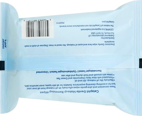 Cetaphil Gentle Makeup Removing Face Wipes,Daily Cleansing Facial Towelettes Gently Remove Makeup,Fragrance and Alcohol Free,25 Count (Pack of 12) - Image 3