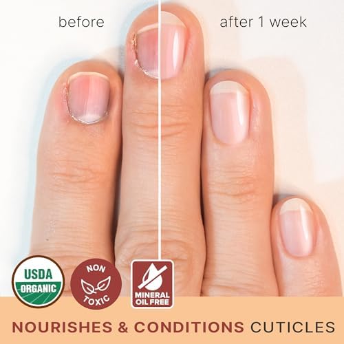Organic Nail and Cuticle Oil - USA Made Nail Oil for Growth & Strength - Image 2