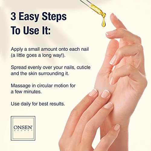 ONSEN Secret Nail Reboot Duo - Treatment for Damaged Nails - Natural Nail Care & Cuticle Repair - Visible Results For Perfect Nails, Cuticle Conditioner Cream 30ml & Nail Reboot Oil 35ml - Image 6