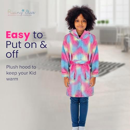 Rising Star Baby Toddler Robe Or Kids Robe for Girls and Boys - Kids & Baby Bath Robe Spa Set with Washcloth or Slippers - Image 5