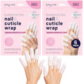 SpaLife Japanese Camellia Oil & Vitamin E Nail Cuticle Wrap 6-Pack (60 Count) - Moisturizing Masks, Dermatologist Recommended, Hydrating Cuticle Repair Mask for Brittle Nails, Spa Treatment by SpaLife