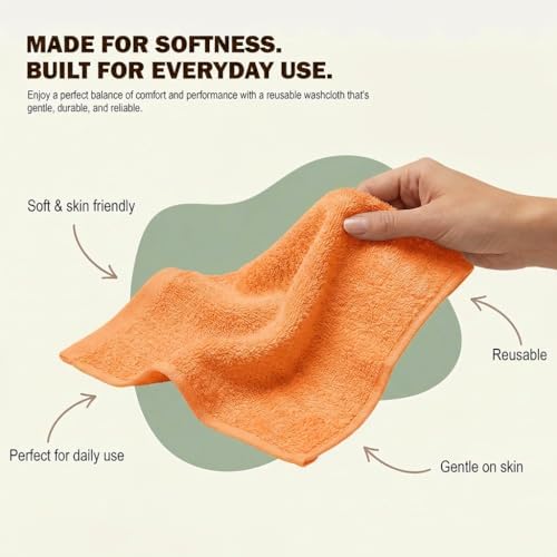 Utopia Towels 60 Pack Washcloths, 12x12 in, 100% Cotton, Navy - Image 5