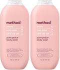 Method Body Wash, Pure Peace, Paraben and Phthalate Free, 18 oz (Pack of 2) by method
