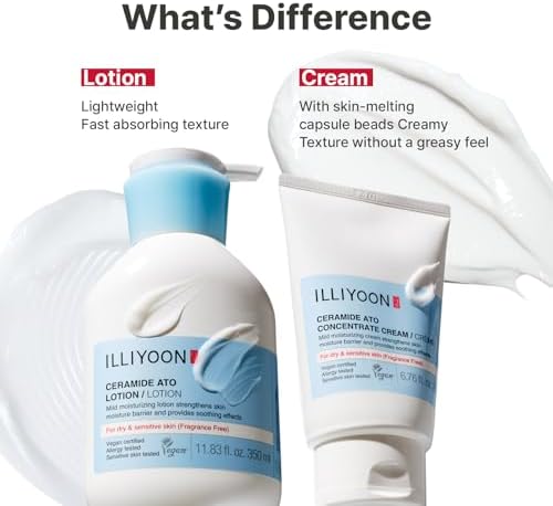 Illiyoon Ceramide Ato Lotion | Lightweight Moisturizer for Dry & Sensitive Skin, Barrier Repair for Face & Body, Mild for Babies, Vegan Certified, Korean Skin Care, 11.83 fl.oz. (Pack of 2) - Image 7
