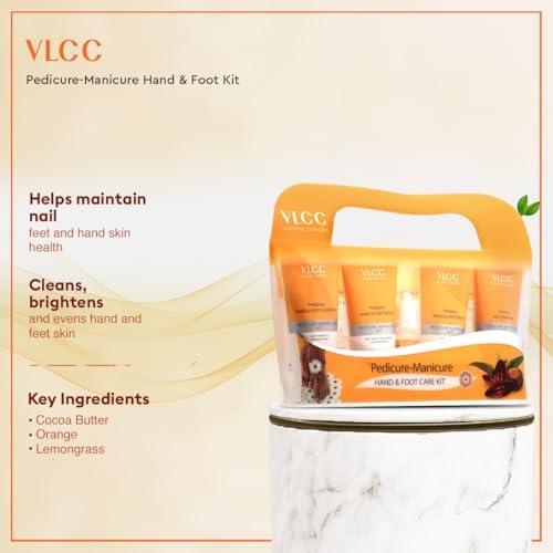 VLCC Pedicure-Manicure Hand & Foot Kit((150gm+60ml)) - Image 3