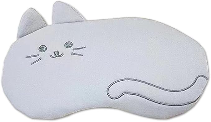 PERFECTSIGHT Cute Sleep Eye Masks (Grey Cat)