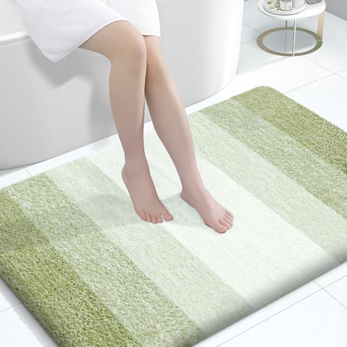 OLANLY Large Bathroom Rugs 44x32, Extra Soft Absorbent Microfiber Bath Rugs by OLANLY