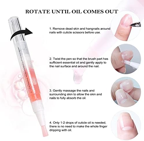 15pcs Cuticle Oil Pen for Nails Care Products, Nail Oil Bulk Repair Kit Professional Revitalizer Fingernails Growth Manicure Set Damage Dry Cutical Oul Hangnail Treatment Scented Moisturizer - Image 2