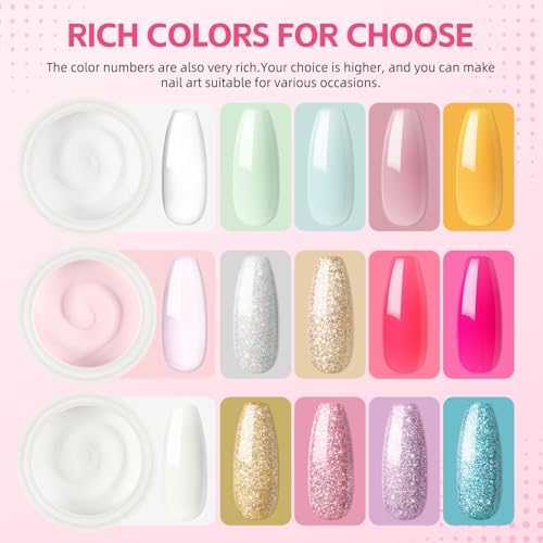 COSCELIA Acrylic Nail Kit for Beginners with Everything Drill & Light - Image 6