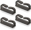 Larbois Handle Grip Nail Brush, Hand Fingernail Brush Cleaner Scrubbing Kit Pedicure for Toes and Nails Men Women (4 Pack) by Larbois