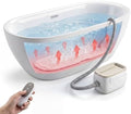 Upgraded Constant Temperature Bubble Bath Mat，Home Bathtub Massage Mat by MISSOLO