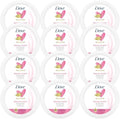 Dove Lotion, Beauty Cream - Light, Fast-Absorbing Face and Body Cream for Normal to Dry Skin, 24-Hour Moisture, Travel Size, 2.53 Fl Oz. (Pack of 12) by Dove