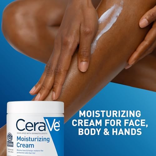 CeraVe Moisturizing Cream, Face & Body Moisturizer for Dry Skin, 19oz - Image 5