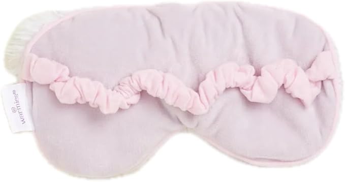 warmies Microwavable Eye Mask for Warmth & Comfort - Heating & Cooling Compress for Calming Relaxation - Weighted & Heated Eye Mask with Scented Lavender for Sleeping - Marshmallow Lavender