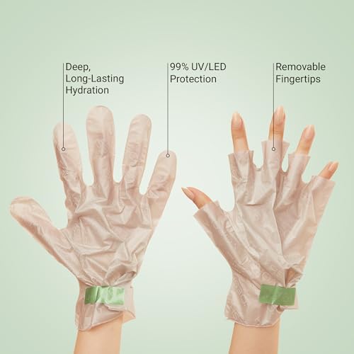 VOESH Collagen Gloves, Vegan Hand Masks, Moisturizing Hand Mask, Lotion Gloves, Hydrating Gloves, Hand Care, Spa Manicure Gloves, Dry Hand Treatment - Image 2