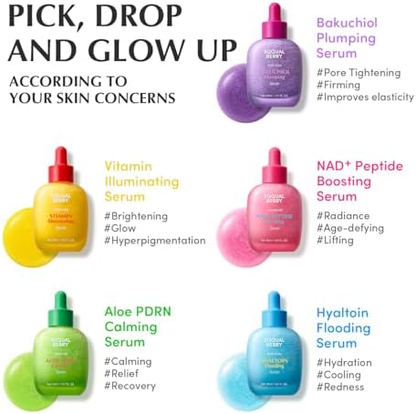 EQQUALBERRY NAD+ Peptide Boosting Serum Double Pack | 14 Peptide Serum for Face, Neck & Body | Vegan Collagen & Pink Serum for Anti-Aging, Firming & Lifting | Korean Skincare, 1.01 fl oz (Pack of 2) - Image 7