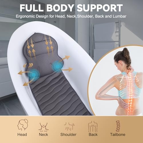 Extra Thick Full Body Bath Pillows for Bathtub- Luxury Bath Cushion for Head, Neck and Back Support, Soft Bath Pillow for Tub, Comfort Relaxation Spa Gifts Bathtub Accessories for Women - Image 2