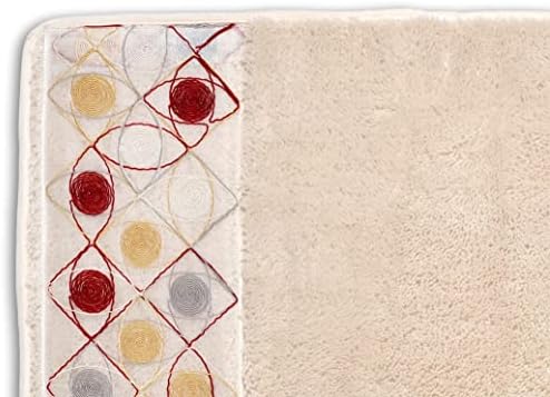 Zahari Home Sedona Modern Bathroom Rug Classic Luxury Bath Rug Contemporary Decor Beautiful Shower Mat Unique Design Stylish Bathroom Rug Bath Shower Tub Decor - Image 2