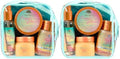 Tree Hut Mini Tropic Glow Everything Shower Gift Set, Exfoliating Sugar Scrub, Foaming Gel Wash & Whipped Body Butter, Hydrating Self-Care Kit for Soft, Glowing Skin (Pack of 2) by TreeHut