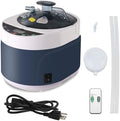 Sauna Steamer, Portable Steam Generator with Remote Control, 4 Liters Stainless Steel Sauna Steamer Pot, Sauna Steam Machine with Timer Display, 1500W Home SPA Fumigation Sauna Steam Machine