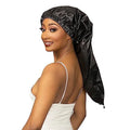 Esha Girl - Shower Cap for Extra Long Hair, Braids, Locs, Twists – Waterproof – Snug Fit Guarantees No Leaks – Easy Button Up (Black, Long (22.3" x 9"))