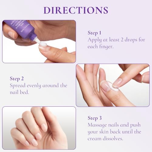 Cuticle Cream for Nails, Moisturizer for Dry Cracked Cuticles, 15ml - Image 3
