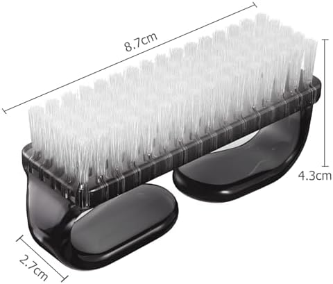 Larbois Handle Grip Nail Brush, Hand Fingernail Brush Cleaner Scrubbing Kit Pedicure for Toes and Nails Men Women (4 Pack) - Image 7