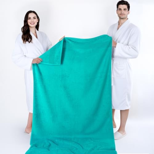 Cotton Paradise 100% Cotton Hand Towels, 2 Piece 35x70 Hand Bath Towels, Turquoise - Image 5