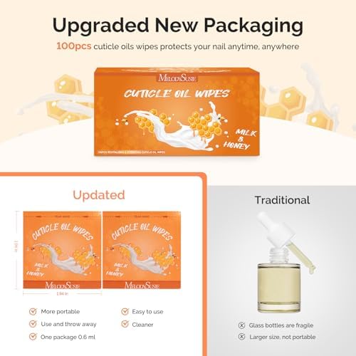 MelodySusie 100Pcs Mini Cuticle Oil for Nail Portable and Convenient - Image 3