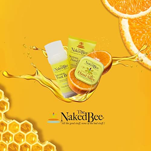The Naked Bee Nourishing Body Lotion for All Skin Types (2.25 oz) Moisture Replenishing Lotion for Dry Skin with Orange Grapefruit Blossom Honey with Small Tube