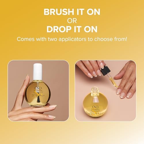 CND SolarOil Cuticle Oil, Natural Blend Of Jojoba, Vitamin E, Rice Bran and Sweet Almond Oils, Moisturizes and Conditions Skin (Packaging May Vary) - Image 6