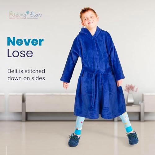 Rising Star Baby Toddler Robe Or Kids Robe for Girls and Boys - Kids & Baby Bath Robe Spa Set with Washcloth or Slippers - Image 5