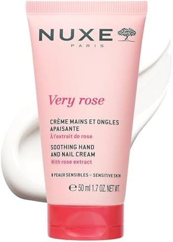 NUXE Very Rose Hand and Nail Cream with Rose Oil & Aloe Vera, 1.7 Fl Oz by Unknown