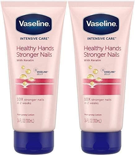 Vaseline Intensive Care Hand Cream Healthy Hands & Stronger Nails 3.4 Ounce - 2 Pack - Image 3