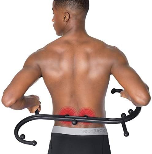 Body Back Buddy - USA Made - Massage Stick & Buddy Classic Bundle, Trigger Point Massage Tools, Neck and Back Massagers, Massage Cane, Muscle Knot Remover (Black)
