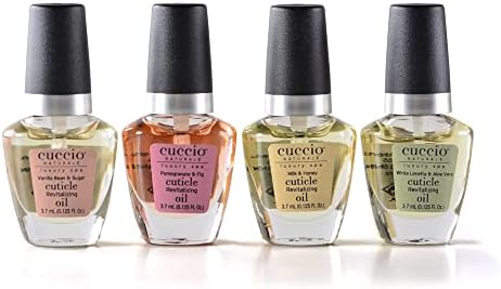 Cuccio Naturale Mini Cuticle Revitalizing Oils – Winter Hydration Repair for Dry Cuticles & Nails, Paraben-Free Spa Fragrances, Women’s Gift Set, 4 Pc - Image 2