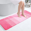 OLANLY Bathroom Runner Rug 47x17, Extra Soft Absorbent Microfiber Bath Rugs by OLANLY