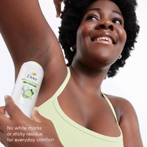 Dove Advanced Care Antiperspirant Deodorant Stick Cool Essentials 4 ct for helping your skin barrier repair after shaving 72 hour odor control and sweat protection with Pro Ceramide Technology 2.6 oz - Image 3
