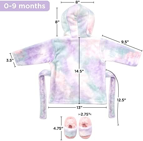 Rising Star Baby Toddler Robe Or Kids Robe for Girls and Boys - Kids & Baby Bath Robe Spa Set with Washcloth or Slippers - Image 6